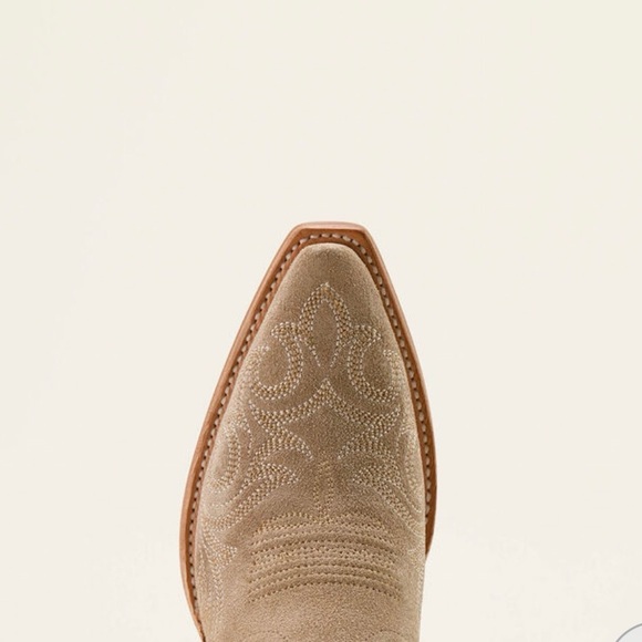 Ariat Taupe Western Cowboy Boots - Picture 3 of 10